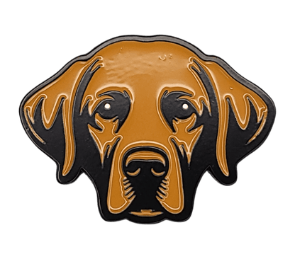 Chocolate Labrador Retriever Golf Ball Marker with Hat Clip