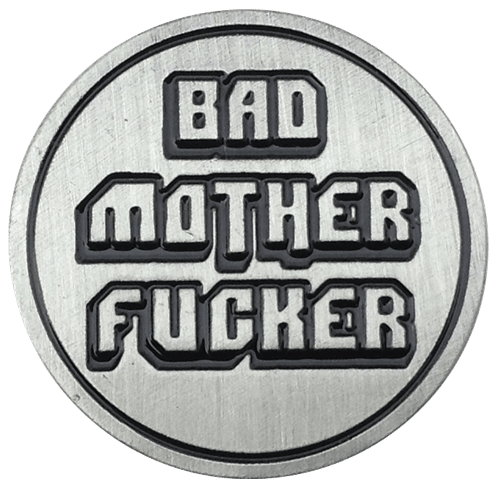 Bad Mother Fucker Golf Ball Marker & Hat Clip by ReadyGOLF