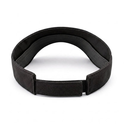CROWN ATHLETICA /// Embroidered Logo Visor (BLACK)