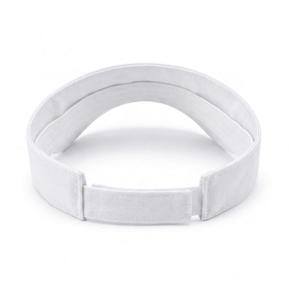 CROWN ATHLETICA /// Embroidered Logo Visor (WHITE)