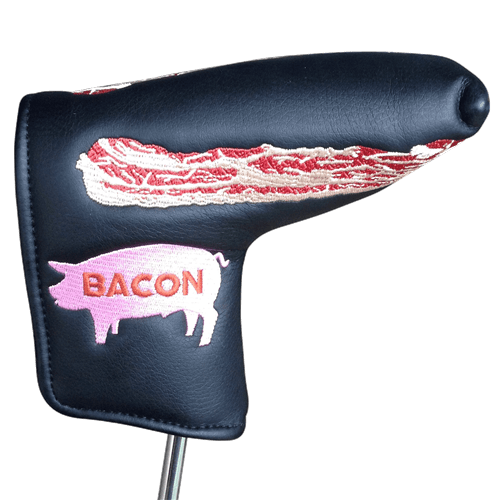 Bacon Embroidered Putter Cover by ReadyGOLF - Blade