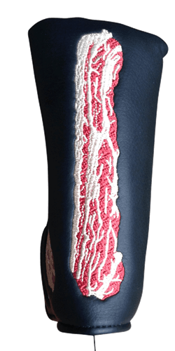 Bacon Embroidered Putter Cover by ReadyGOLF - Blade