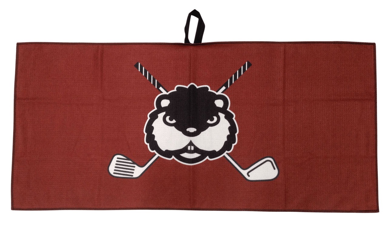 Cross Clubs Gopher Waffle Golf Towel by ReadyGOLF