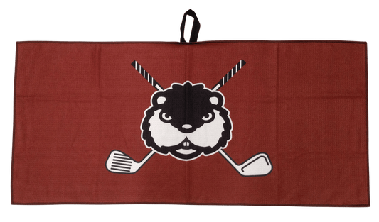 Cross Clubs Gopher Waffle Golf Towel by ReadyGOLF