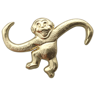 Barrel of Monkeys Gold Plated Ball Marker & Hat Clip by ReadyGOLF
