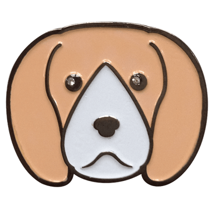 Beagle Dog Crystal Ball Marker & Hat Clip by ReadyGOLF
