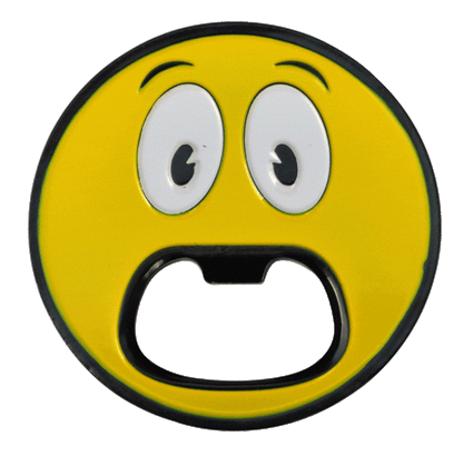 Smiley Face Bottle Opener Ball Marker by ReadyGOLF
