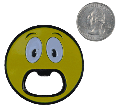 Smiley Face Bottle Opener Ball Marker by ReadyGOLF