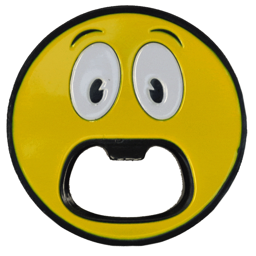 Smiley Face Bottle Opener Ball Marker by ReadyGOLF