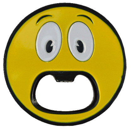 Smiley Face Bottle Opener Ball Marker by ReadyGOLF