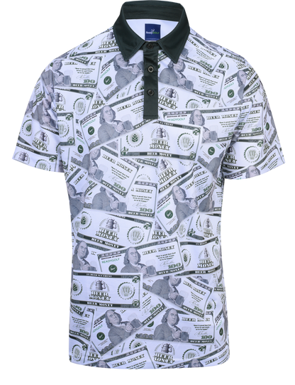 Beer Money Mens Golf Polo Shirt by ReadyGOLF