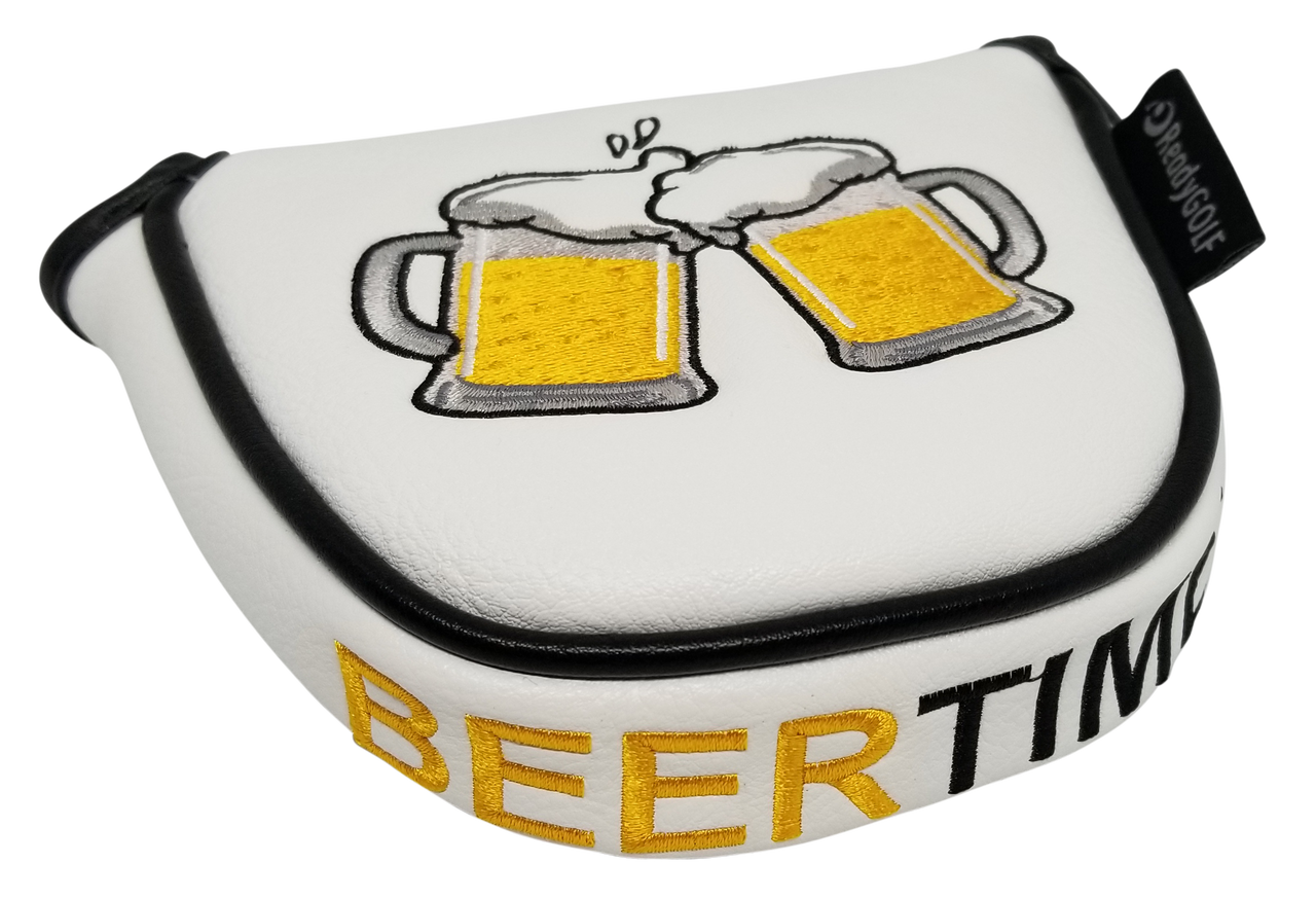 Beer Time Embroidered Putter Cover - Mallet