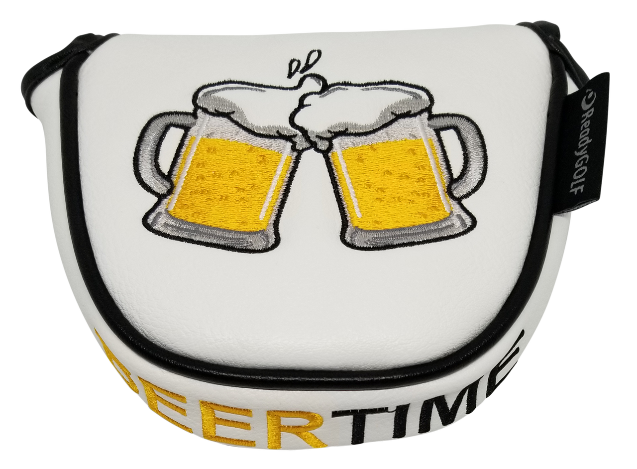 Beer Time Embroidered Putter Cover - Mallet