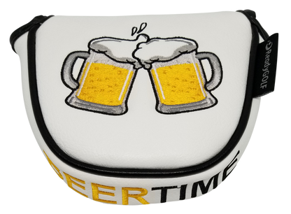 Beer Time Embroidered Putter Cover - Mallet