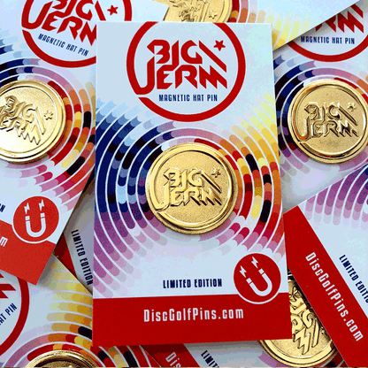 Big Jerm Disc Golf Hat Magnet