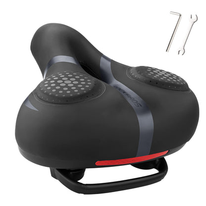 ROCKBROS Comfort Gel Bike Seat Breathable Waterproof Saddle Cruiser/Mountain/Fat Bikes