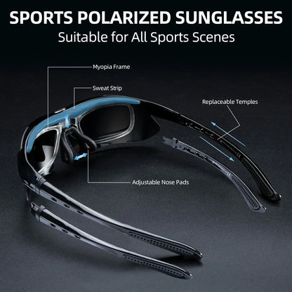 Polarized Sports Sunglasses for Cycling