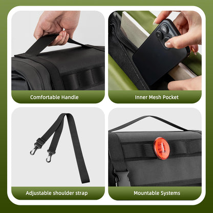 Bike Panniers 15L Waterproof Bike Rack Bag for Cycling Commuting