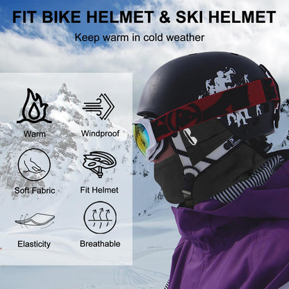 ROCKBROS Balaclava Ski Mask, Windproof Thermal Winter Neck Warmer Hood for Men  Women