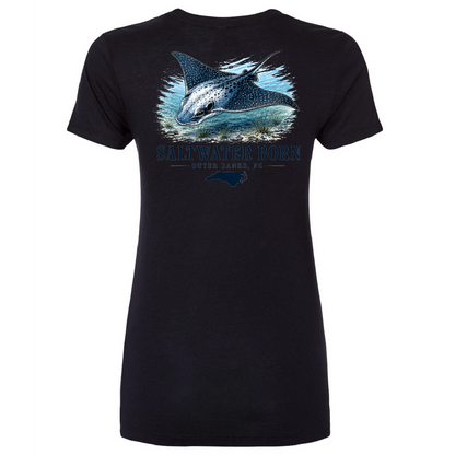 Outer Banks, NC Eagle Ray Women's Triblend Tee