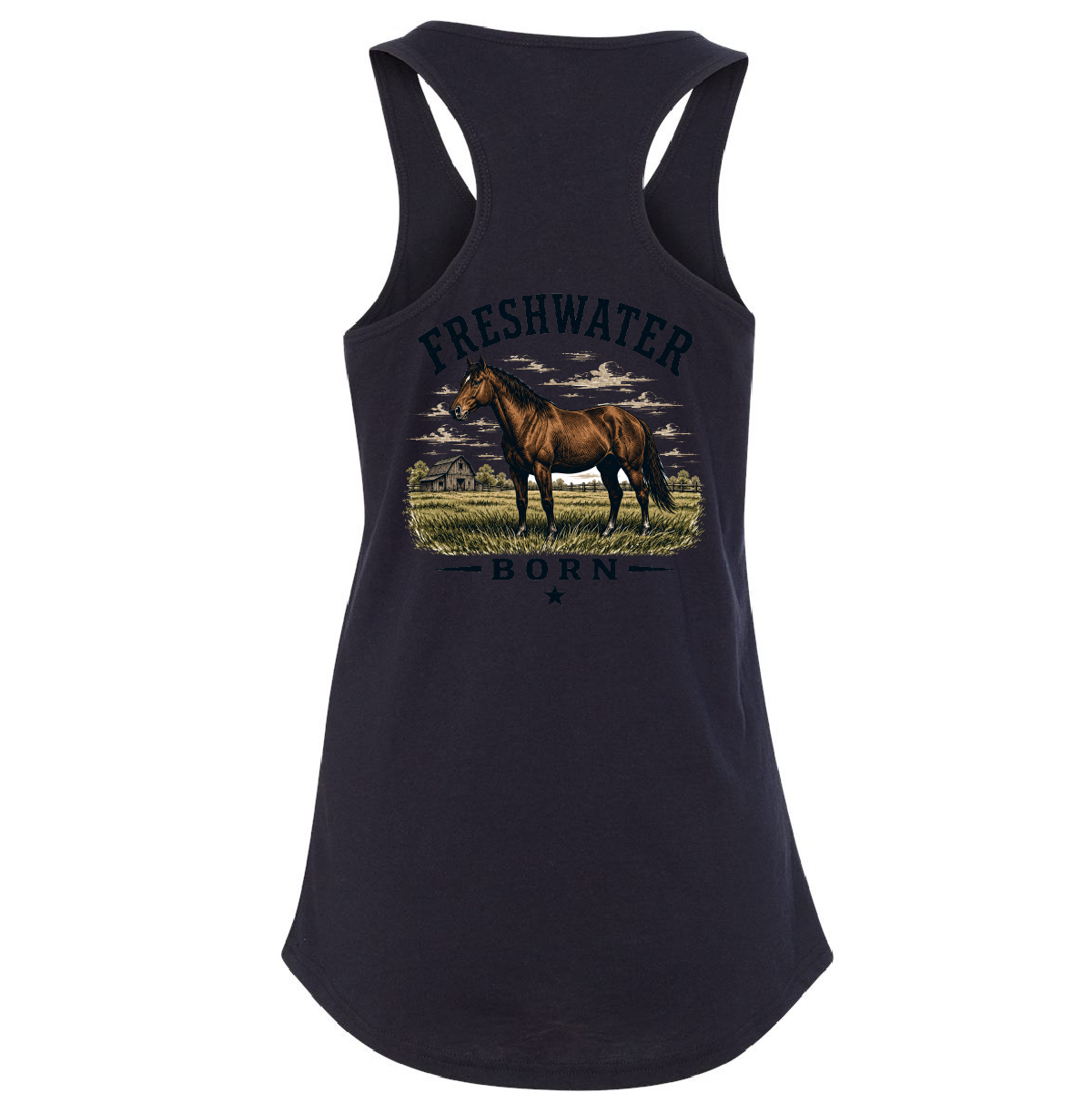 Freshwater Born Ranch Life Women's Tank Top