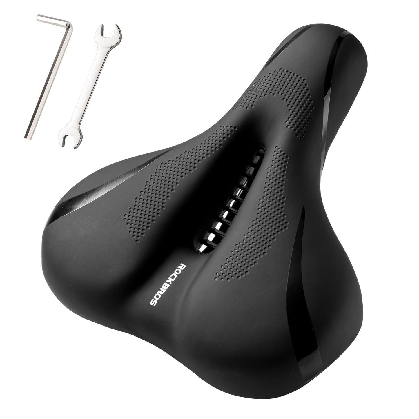 ROCKBROS Comfort Gel Bike Seat Breathable Waterproof Saddle Cruiser/Mountain/Fat Bikes