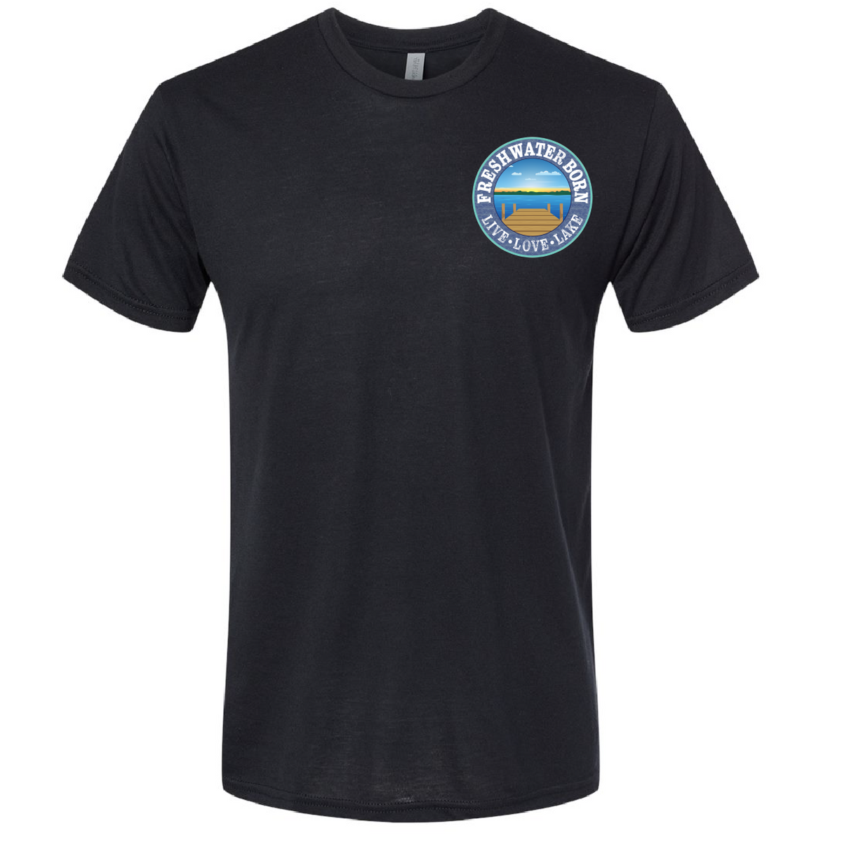 Freshwater Born- Heartland Heritage Men's Triblend Tee