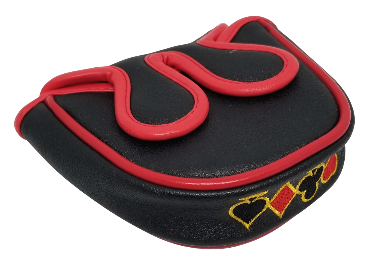 Black Jack Embroidered Mallet Putter Cover by ReadyGOLF