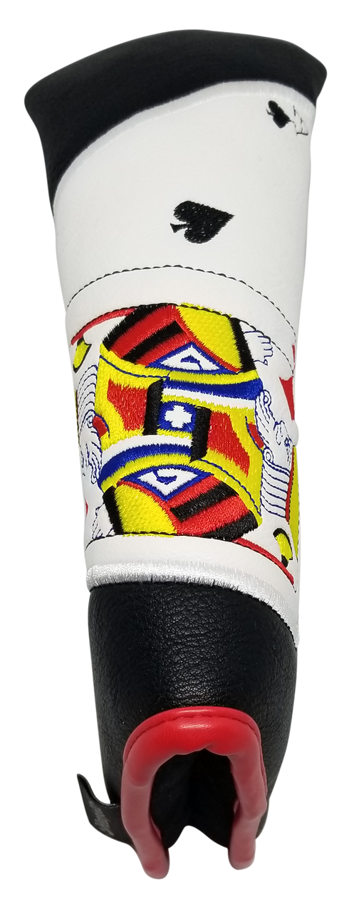 Black Jack Embroidered Blade Putter Cover by ReadyGOLF