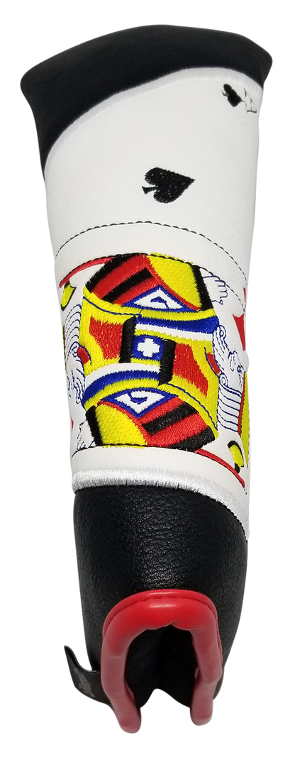 Black Jack Embroidered Blade Putter Cover by ReadyGOLF