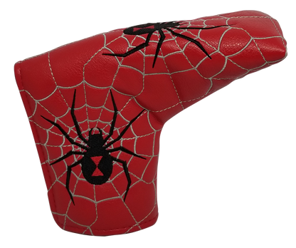 Black Widow Spider Embroidered Blade Putter Cover by ReadyGOLF