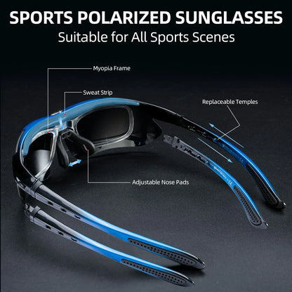 Polarized Sports Sunglasses for Cycling