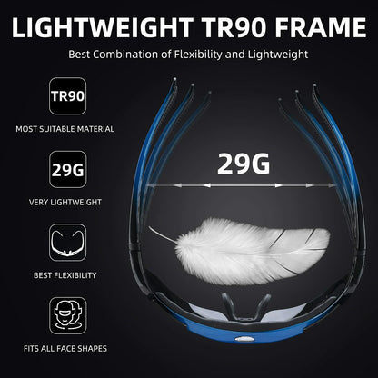 Polarized Sports Sunglasses for Cycling