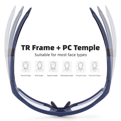 Adaptive Photochromic Cycling Sunglasses (UV400 Lens)