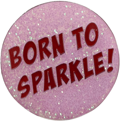 Born To Sparkle Glitter Ball Marker & Hat Clip by ReadyGOLF