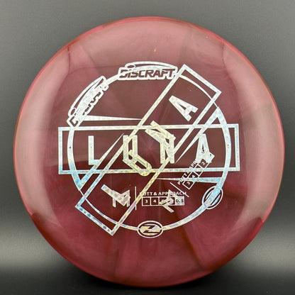 Z Swirl Luna - Stock Z Stamp - Misprint