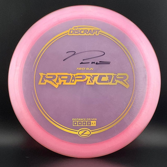 Z Raptor *Signed* - 2018 First Run! - Paul McBeth!