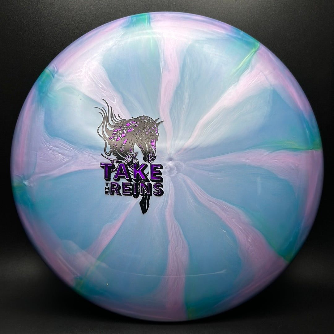 Sublime Swirl Mustang - "Take The Reins" Mini Stamp