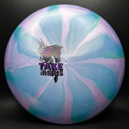 Sublime Swirl Mustang - "Take The Reins" Mini Stamp