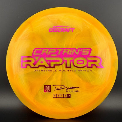 Special Z Blend Captain's Raptor - Paul Ulibarri 2025 Signature Series