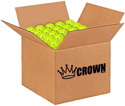 CROWN PICKLEBALL - High-Performance OUTDOOR Pickleballs (100-PACK LIME)