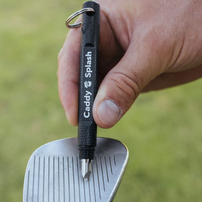 Deluxe Club Cleaning Kit: Pro Golf Club Cleaner, Magnetic Towel & Groove Sharpener