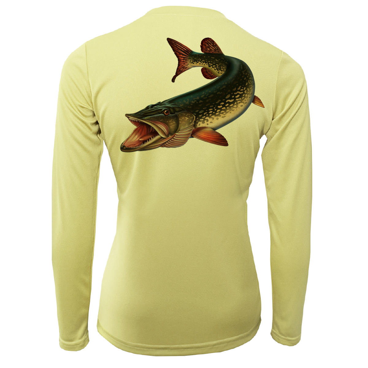 Florida Freshwater Born Pike Women's Long Sleeve UPF 50+ Dry-Fit Shirt