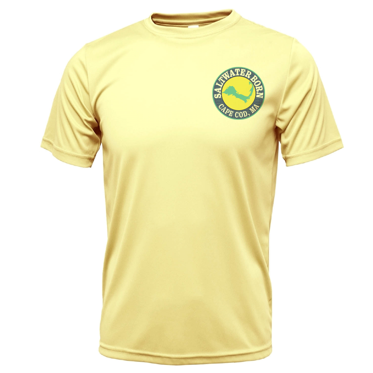 Cape Cod, MA Jaws Girl's Short Sleeve UPF 50+ Dry-Fit Shirt