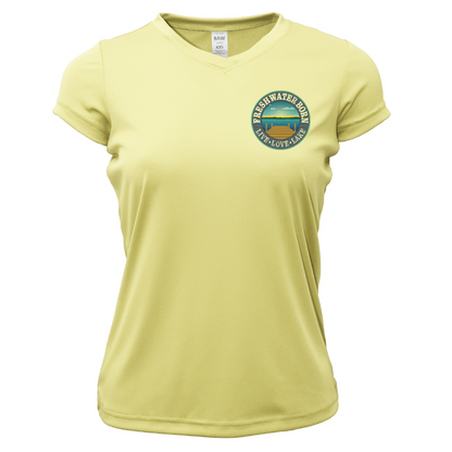 Freshwater Born Marsh Born Women's Short Sleeve UPF 50+ Dry-Fit Shirt