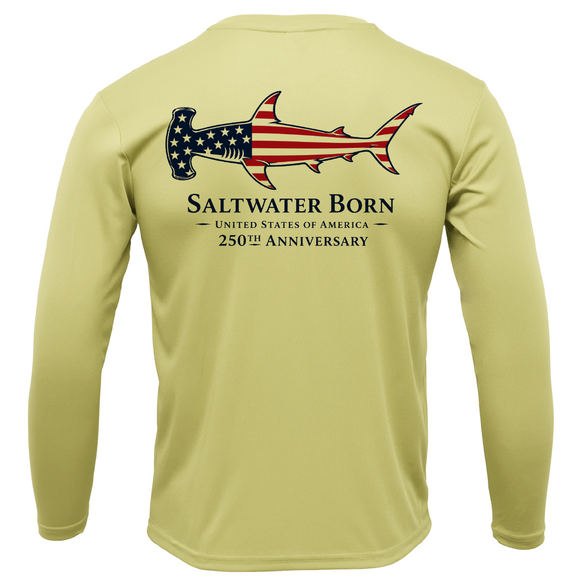 250th Anniversary Hammerhead Men's Long Sleeve UPF 50+ Dry-Fit Shirt