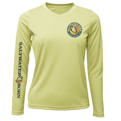 Outer Banks, NC Beach Jeep Women's Long Sleeve UPF 50+ Dry-Fit Shirt