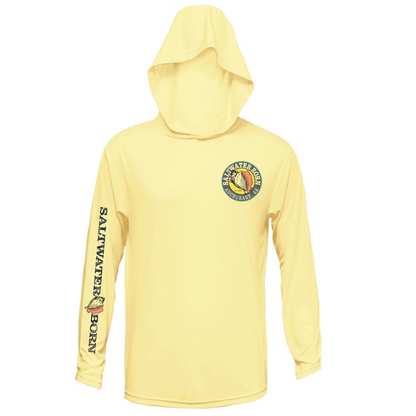 Anchorage, AK Mountain Moose Men's Long Sleeve UPF 50+ Dry-Fit Hoodie