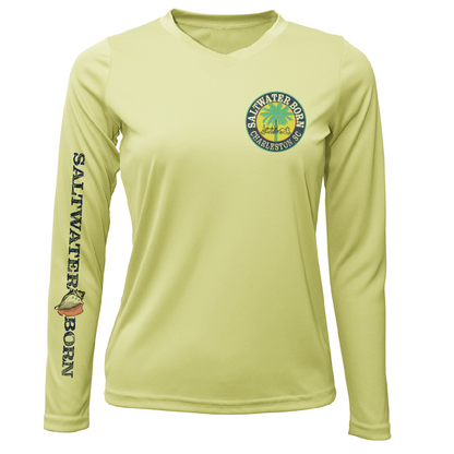 Charleston, SC Kraken Palmetto Logo Women's Long Sleeve UPF 50+ Dry-Fit Shirt