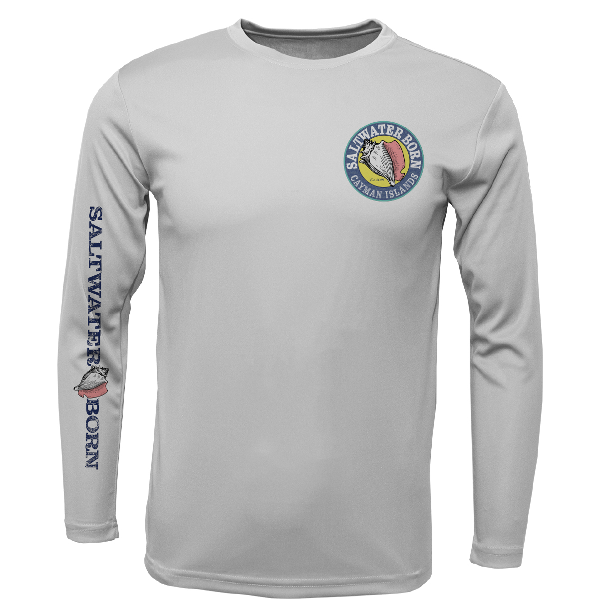 Cayman Islands Kraken Men's Long Sleeve UPF 50+ Dry-Fit Shirt
